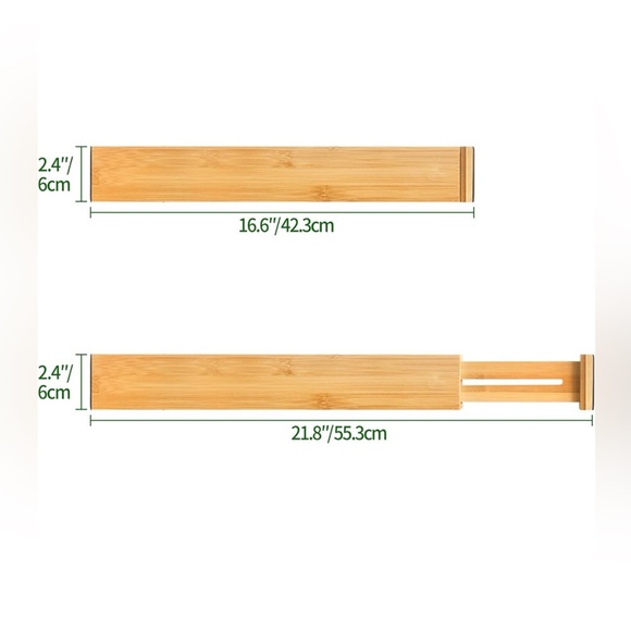 Bamboo drawer dividers - Picture 3 of 3